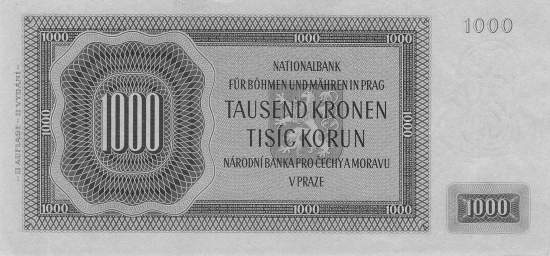 1000 Kronen 1942 ro.566d EA